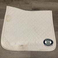 Quilt Dressage Pad *gc, clean, mnr stains, hair, threads, binding rubs, puckered, dingy