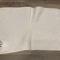 Quilt Dressage Pad *gc, clean, mnr stains, hair, threads, binding rubs, puckered, dingy