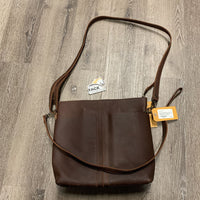 Saddleback Leather Purse & Wallet Set, 3 Straps: wrist, shoulder & arm *xc/like new, mnr scratches
