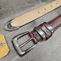 Soft Leather Belt, buckle *vgc, mnr rubs & stains
