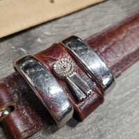 Soft Leather Belt, buckle *vgc, mnr rubs & stains
