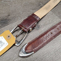 Soft Leather Belt, buckle *vgc, mnr rubs & stains
