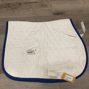 Quilt Jumper Saddle Pad, tabs *vgc, mnr stains & rubs, puckered, rubs, older