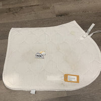 Quilt Jumper Saddle Pad, 2x tabs *vgc, clean, pills, puckers, rubs, older, mnr stains
