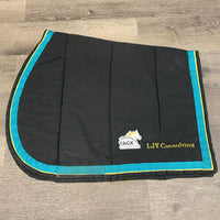 Jumper Saddle Pad, embroidery *vgc, rubs, mnr dirt
