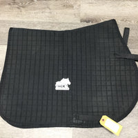 Quilt Jumper Saddle Pad *gc, clean, holey edges, rubs, mnr dirt, hairy, pills