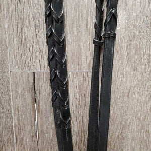 Rsd Padded Bridle, Flash, Braided Reins *gc, clean, rubs, stains, mnr film, creases