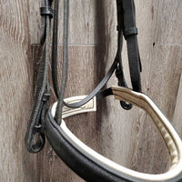 Rsd Padded Bridle, Flash, Braided Reins *gc, clean, rubs, stains, mnr film, creases
