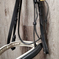 Rsd Padded Bridle, Flash, Braided Reins *gc, clean, rubs, stains, mnr film, creases
