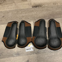 4 Closed Boots *gc, older, threads, tears, rubs, mnr dirt, hair
