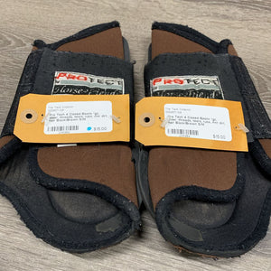 4 Closed Boots *gc, older, threads, tears, rubs, mnr dirt, hair