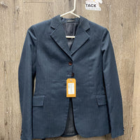 JUNIORS Show Jacket *gc, older, loose button threads, hair, cuffs: loose lining, rubbed & pilly
