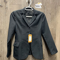 JUNIORS Show Jacket *gc, rubs, mnr hair, bunch rt shoulder, mnr cuff rubs, frayed button holes
