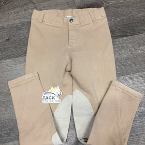 JUNIORS Hvy Cotton Breeches *vgc/gc, older, mnr undone stitching, mnr faded & discolored