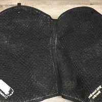 Thin Quilt Jumper Saddle Pad "Champ" *gc, clean, older, v.hairy, mnr threads
