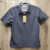 SS Polo - Golf Shirt, 1/3 Button Up *gc, dirty, stains?
