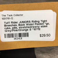 JUNIORS Riding Tight Breeches, Back Waist Pocket *gc, rubs, pills, stretched/wavy sides
