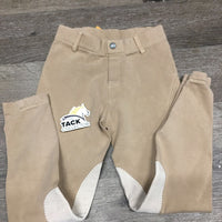 JUNIORS Hvy Cotton Breeches *gc, older, discolored, mnr seam holes & stains
