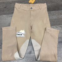 JUNIORS Hvy Cotton Breeches *gc/fair, older, discolored, seam runs, holes & repairs
