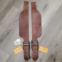 Pr Aussie Stirrup Leathers - Fenders *vgc, clean, mnr rubs & scuffs, pulled nylon
