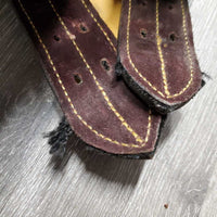 Pr Aussie Stirrup Leathers - Fenders *vgc, clean, mnr rubs & scuffs, pulled nylon
