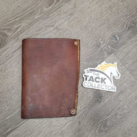 1 Only Thick Leather Aussie Stirrup leather Buckle Cover? *gc, scratches, stain, residue
