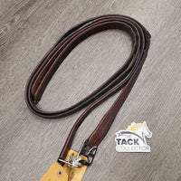 Pr Soft Lined Stirrup Leathers *gc/fair, holes, v.rubbed/torn edges, dents, rubs, scrapes
