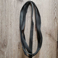 Nylon Surcingle, Girth, Bridle, Bit, Overcheck/Tail Strap, Side Reins, 14' Line *fair, dirt, faded, torn edges, top: cracked, missing ring, frayed holes
