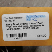 1 Hoof Boot *vgc, mnr dirt, rubs, scratches & stains
