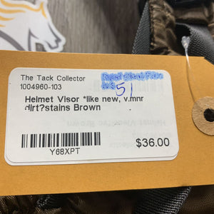 Helmet Visor *like new, v.mnr dirt?stains