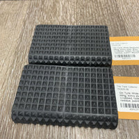 Wide Magnetic Stirrups, bling, extra plain grips *gc, scuffs, v.rubbed, faded, scrapes, scratches, residue, paint?
