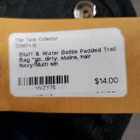 Stuff & Water Bottle Padded Trail Bag *gc, dirty, stains, hair
