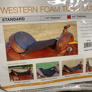 "TC-W3" Western 3/4" Thick Foam Tush Cusion - Seat Saver, bag *like new