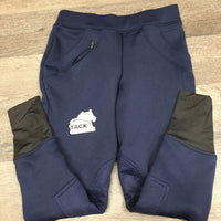 Fleece Lined Winter Breeches, Pull On *gc, hairy, snags, pills, older?
