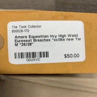 Hvy High Waist Euroseat Breeches *xc/like new
