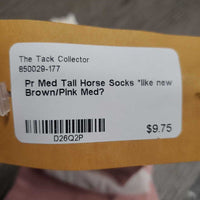 Pr Med Tall Horse Socks *like new
