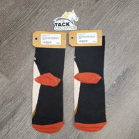 Med Tall Horse Socks "Palomino" *like new, ?seam rubs
