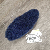 Soft Body Brush, leather handle *gc, clean, edges: rubs & scrapes
