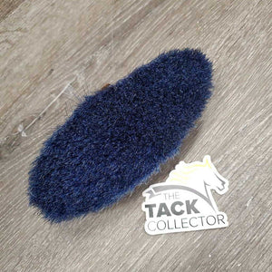 Soft Body Brush, leather handle *gc, clean, edges: rubs & scrapes