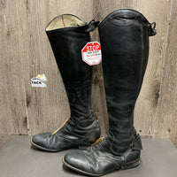 Field Boots, Zips *gc, mnr dirt, scuffs, scratches & dents, edges: rubs & sm holes
