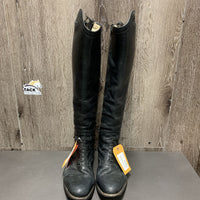 Field Boots, Zips *gc, mnr dirt, scuffs, scratches & dents, edges: rubs & sm holes
