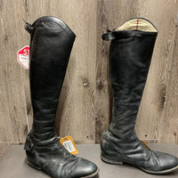 Field Boots, Zips *gc, mnr dirt, scuffs, scratches & dents, edges: rubs & sm holes
