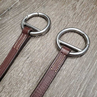 Pr Split Running Martingale Attachments, snaps, clip rings *vgc, loose/broken clip
