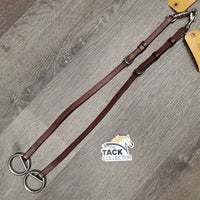 Pr Split Running Martingale Attachments, snaps, clip rings *vgc, film, creases, threads, mnr dirt
