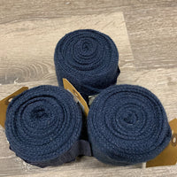 3 Stretchy Cotton Leg Wraps *vgc, clean, mnr hair
