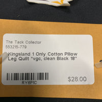 1 Only Cotton Pillow Leg Quilt *vgc, clean
