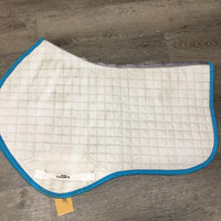 Quilt Jumper Saddle Pad *gc, clean, dingy, stains, curled/folded straps, puckers, rubs, pills
