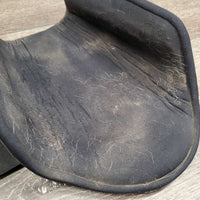 Pr Closed Hind Boots, velcro, memory foam *vgc/gc, mnr hair, loose thread & velcro fluffs, dirt
