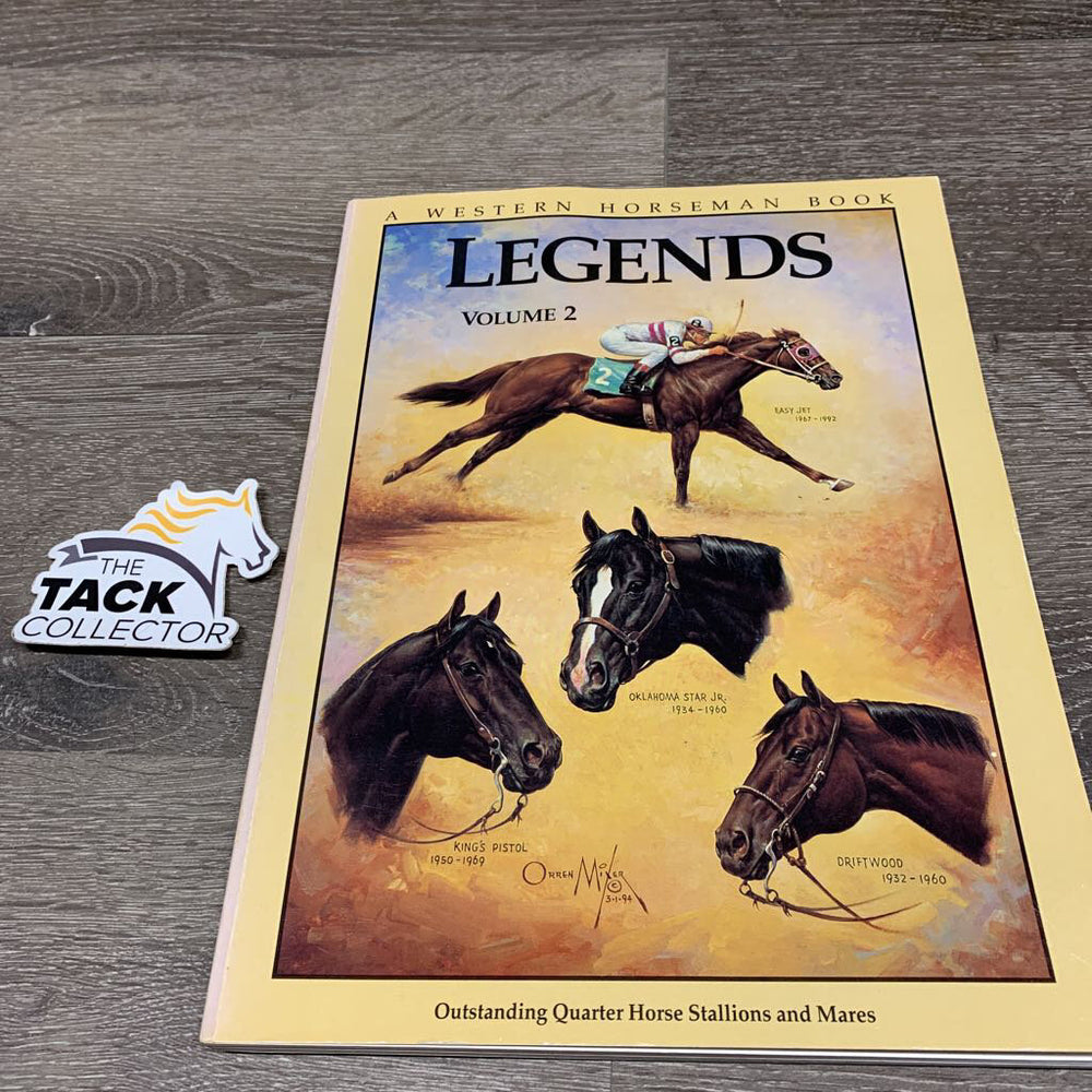 Western Horseman Book Legends Vol. 2 By Mike Boardman *vgc, v.faded edge, inscribed