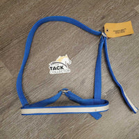 Hvy Nylon Racing Set: Bridle, Rubber Reins, D Ring, Fork, Yoke & Noseband Set *xc/vgc, clean & mnr dirt & stains, edge edges & holes
